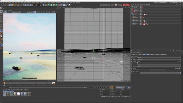 Create a Landscape using FREE Quixel Assets in Cinema 4D & Redshift смотреть онлайн