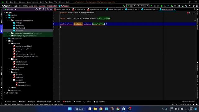 RecyclerView With SQLite Database In Android Studio | RecyclerView SQLite Android Studio | Java | # смотреть онлайн