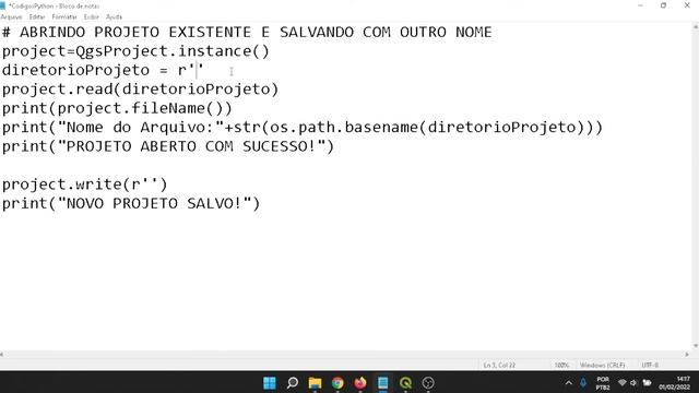 PyQGIS - Abrir projeto e renomear automaticamente com o Python смотреть онлайн