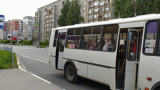 Автобус ПАЗ-4234-05 остановка Проспект Победы (Кстово) 30.06.2020 смотреть онлайн