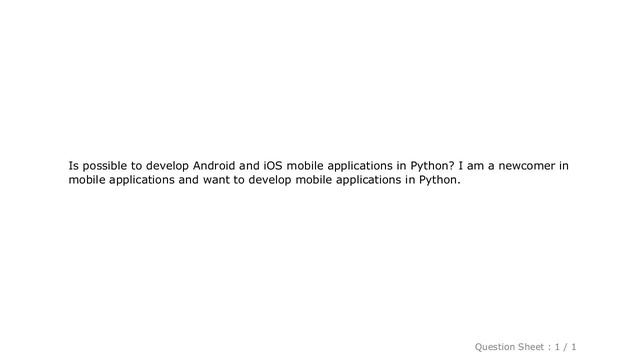 Android : Can I write native iPhone, Android, Windows, Blackberry apps using Python? смотреть онлайн