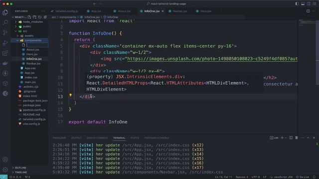 ทำเว็บ Landing Page ด้วย ReactJS + TailwindCSS ??? смотреть онлайн
