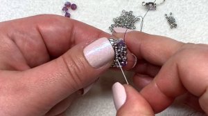 Adele Pearl Cabochon and Sew on Crystal Beaded Earrings Tutorial