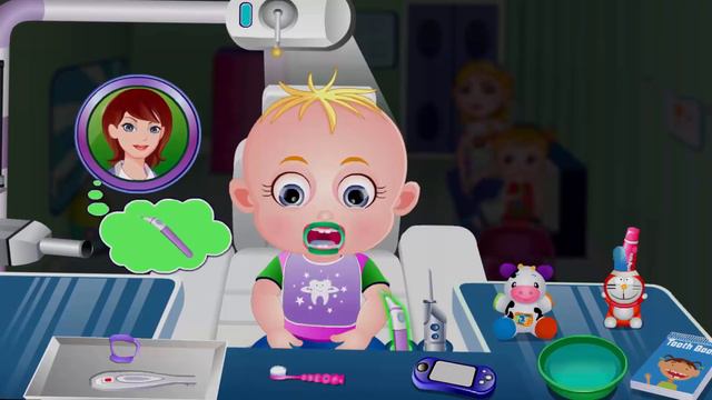 Baby Hazel Games HD - Baby Hazel Gums Treatment смотреть онлайн