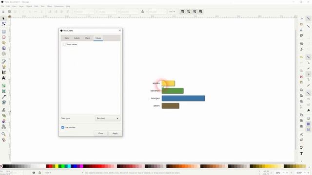 Horizontal Bar Graph in Inkscape смотреть онлайн