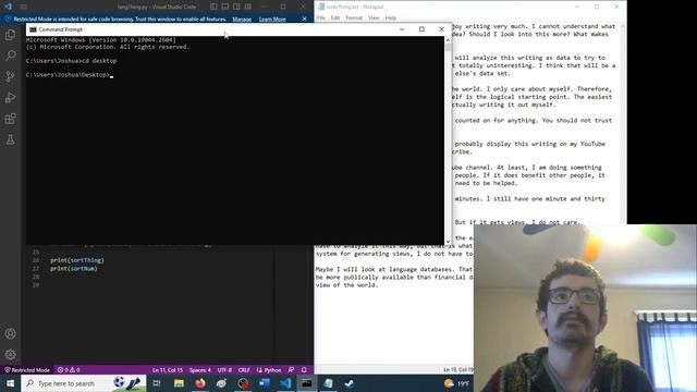 Analyzing my writing with a computer program смотреть онлайн