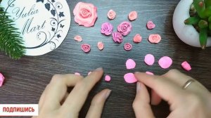 Как сделать розы из полимерной глины. Подробный МК!