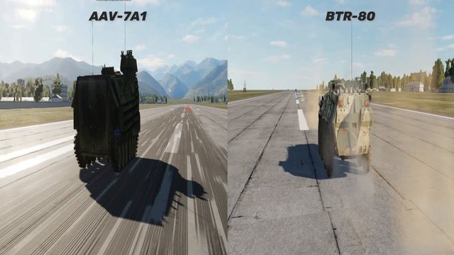 Compare weapons : US AAV-7A1 VS RUS BTR-80 | DCS World | Combat Simulator смотреть онлайн