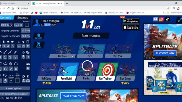 1v1 LOL Building Simulator, Battle Royale & Shooting смотреть онлайн