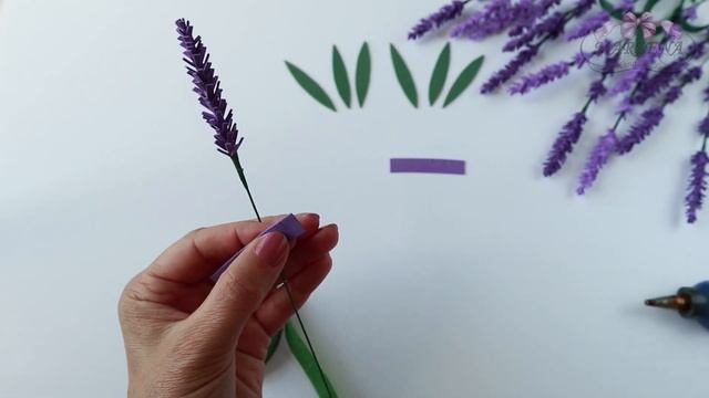 Лаванда из фоамирана. Легко и быстро. Lavender flowers DIY смотреть онлайн
