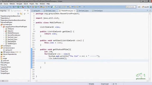 Spring Tutorial 10 Wiring User Defined Collection into bean смотреть онлайн