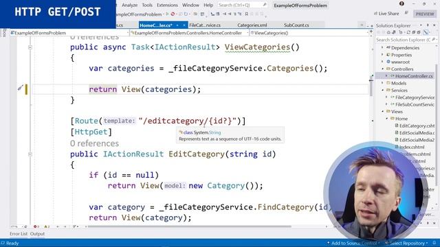 Podstawy : Razor Pages, Formularze, MVC i foreach vs for смотреть онлайн