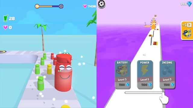 Juice Run Vs Battery Run in Max Level iOS,Android Game Mobile Update All Trailers Gameplay TRS8L3Y смотреть онлайн