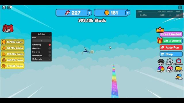 [FREE LIMITED UGC] Go Flying Script • infinite studs • Auto Farm [Roblox] смотреть онлайн