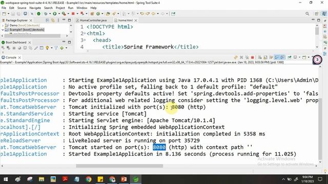 Spring Framework Application Development смотреть онлайн