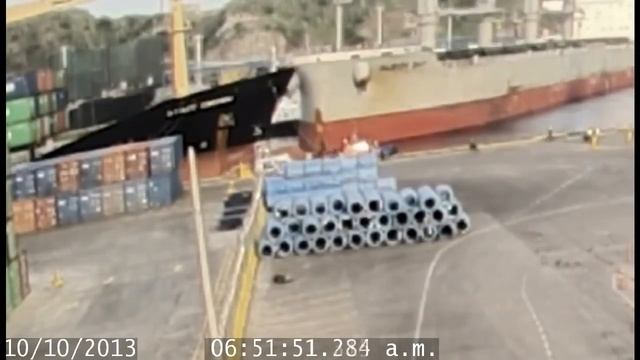 Неудачная швартовка судна!!! ЖЕСТЬ!!! смотреть онлайн