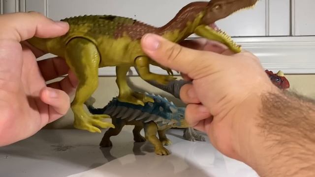 JURASSIC WORLD ROAR ATTACK BUMBY, LIMBO , CERATOSAURUS REVIEW, CAMP CRETACEOUS