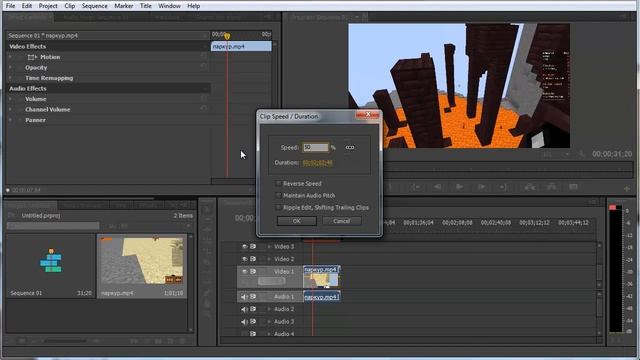[Ускорение и замедление видео] Уроки по Adobe Premiere Pro cs6 смотреть онлайн