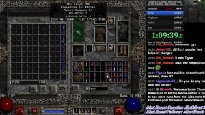 Diablo 2 LoD any% RTA Speedrun Necromancer 2:20:17