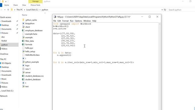 Openpyxl(Python with Excel)- iter_cols method Example or iterate by columns смотреть онлайн