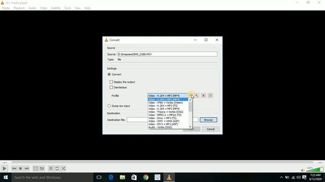 How to convert MOV to mp4 (using vlc media player) смотреть онлайн