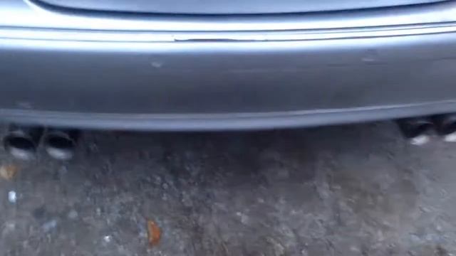 Мерседес W220 S500 выхлоп