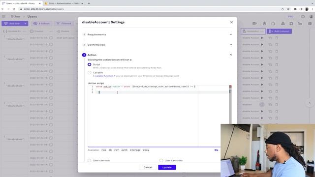 Firebase Auth User Management Using Rowy смотреть онлайн
