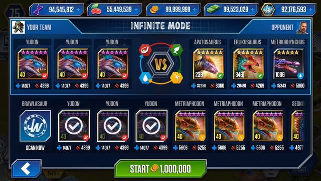 ЮДОН (Yudon) Самый Сильный Динозавр - Мир Юрского Периода: Игра (Jurassic World: The Game)