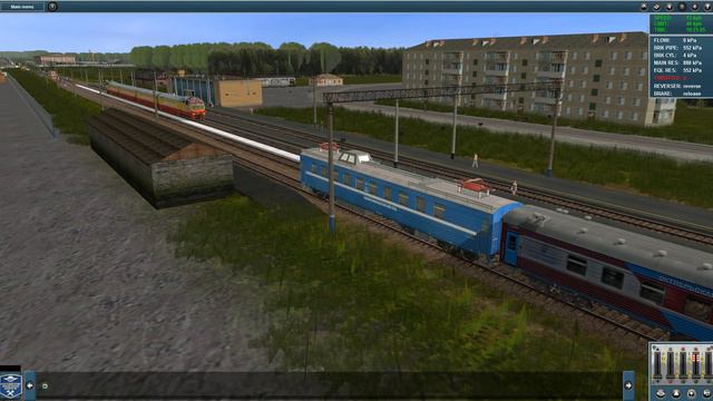 Trainz 12. Поездка с лабораторией по Южной магистрали