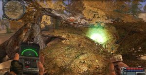 S.T.A.L.K.E.R.: Зов Припяти.Иде искать артефакт колобок для Гарика.Он в аномалии стародуб.