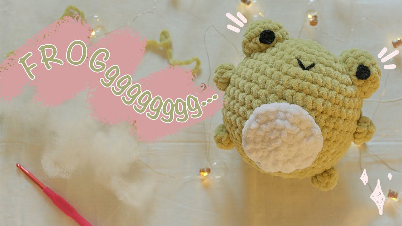 ЖАБКА крючком | Плюшевая ЛЯГУШКА | Урок для новичков смотреть онлайн