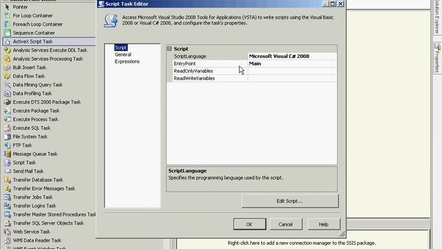 MSBI - SSIS - Script Task Overview SSIS - Part-54 смотреть онлайн