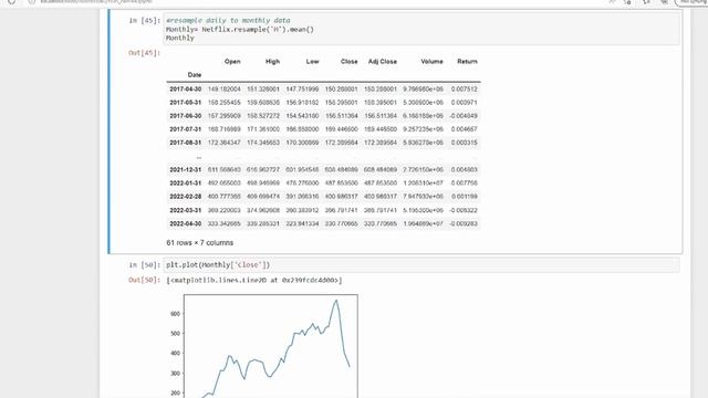 RESAMPLE TIME SERIES DATA (CHANGE FREQUENCY OF TIME SERIES DATA) смотреть онлайн