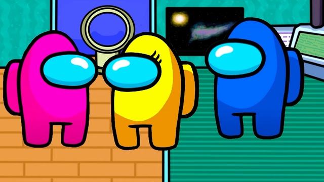 Мультик Амонг Ас Две Девушки | Among Us Animation With two Girls смотреть онлайн