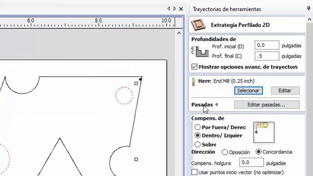 diseño en corel draw y corte con vectric aspire смотреть онлайн