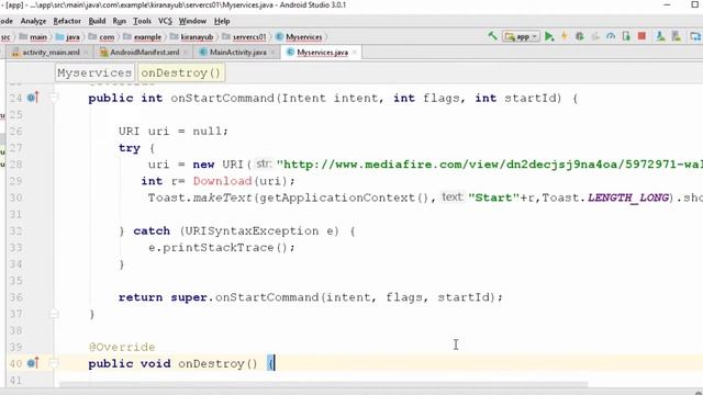 Performing Long Running Tasks In A Service Part 02 |Android смотреть онлайн