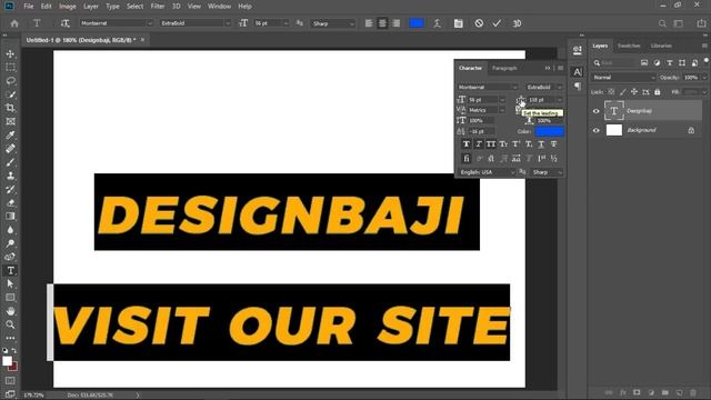 How to use Text tool in Photoshop CC 2019 Tutorial (Part 3) смотреть онлайн