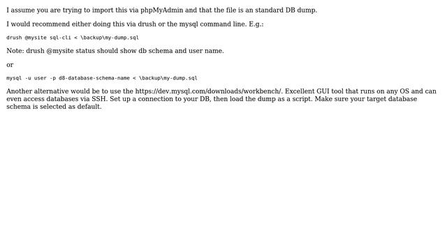 Drupal: MAMP database upload problem (2 Solutions!!) смотреть онлайн