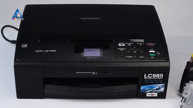 Установка СНПЧ на принтер Brother DCP-J315W смотреть онлайн