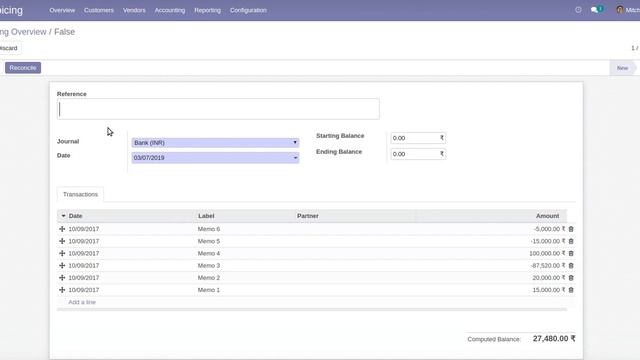 How to Import Bank Statement Lines from Excel/CSV file | Odoo Apps Features #odoo #database смотреть онлайн
