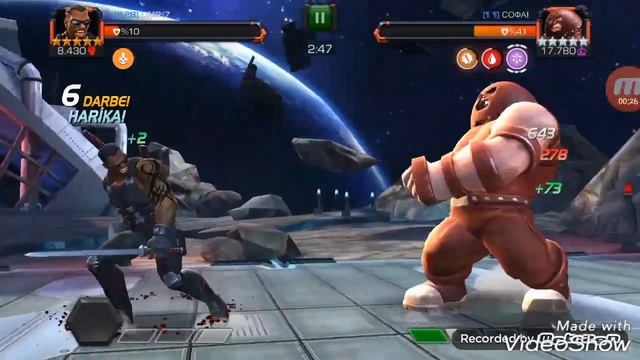 BLADE Vs. Juggernaut ! Miniboss, Node 53. DANGER SENSE is Very Amazing :) Marvel Contest Of Champ. смотреть онлайн
