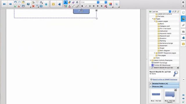 Pull Tabs in Smart Notebook смотреть онлайн