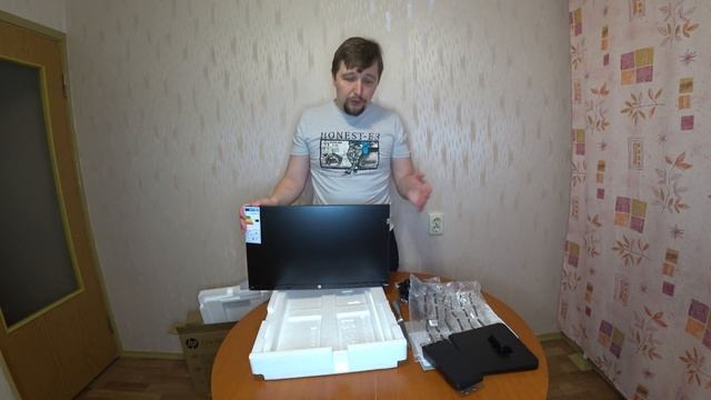 Распаковка и обзор Монитора HP 22w (1CA83AA) смотреть онлайн