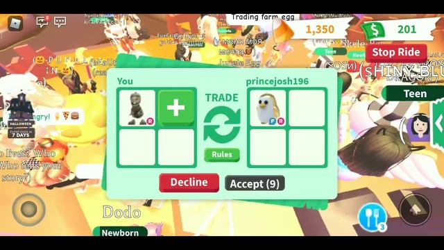 ТРЕЙД РАЙД СКЕЛЕ-РЕКСА В Адопт Ми Roblox adopt me эдопт ми roblox adopt me смотреть онлайн