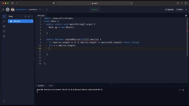 09 - CrackingArrayInterviewQuestions 008 Rotate Matrix Image LeetCode 48 смотреть онлайн