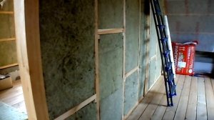 Межкомнатные перегородки из бруса на мансарде