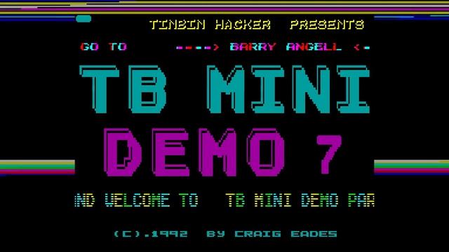 TB Mini Demo 7 - Tinbin Hacker [#zx spectrum] смотреть онлайн