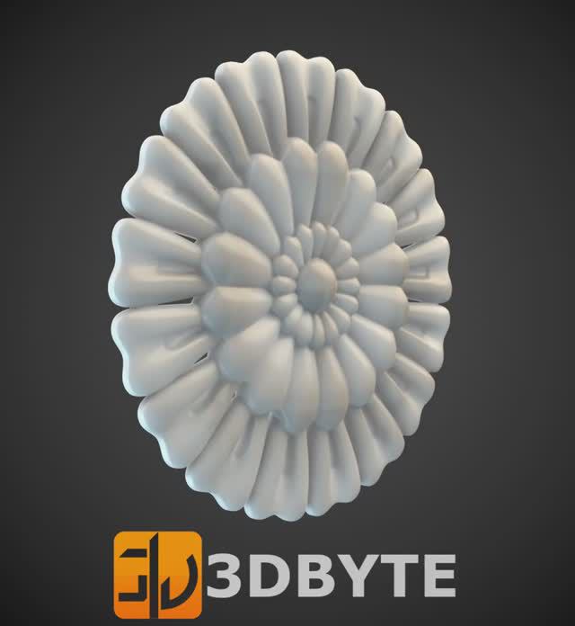 #3dmodel - Round #decor 36 || Круглый декор 36 #3dbyte  #3dprint