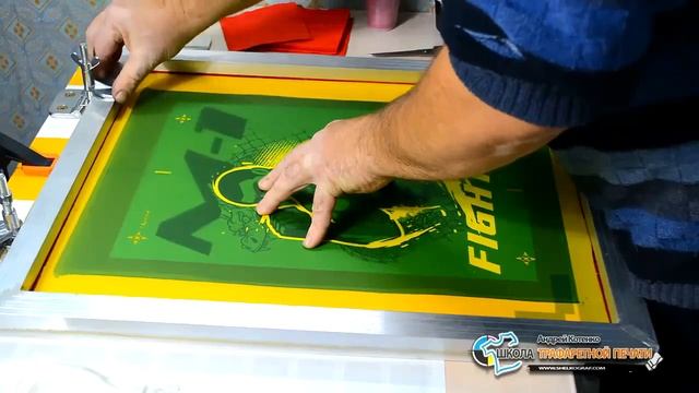 Шелкография на пакетах для начинающих