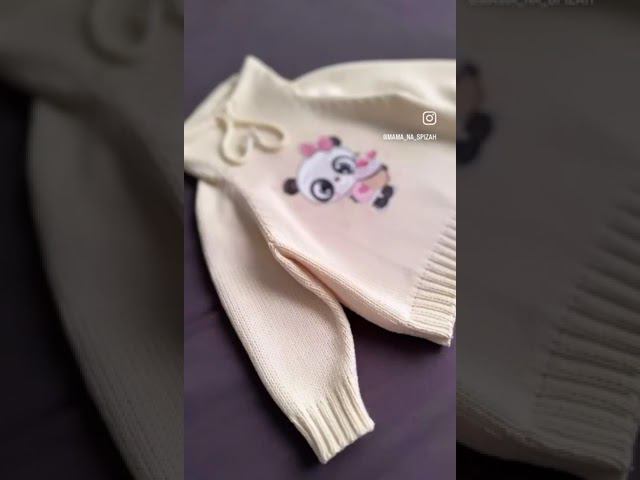 Свитшоты… но это будет костюм для малыша… #crocheting #crochet #handmade #panda #вязание #мода смотреть онлайн